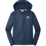 Mid-State Mustangs Youth Performance Fleece Pullover Hooded Sweatshirt